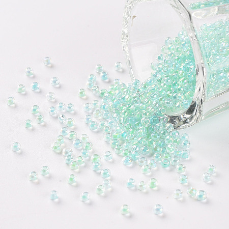 11/0 FGB Grade A Transparent Glass Seed Beads X-SEED-N001-E-316-1