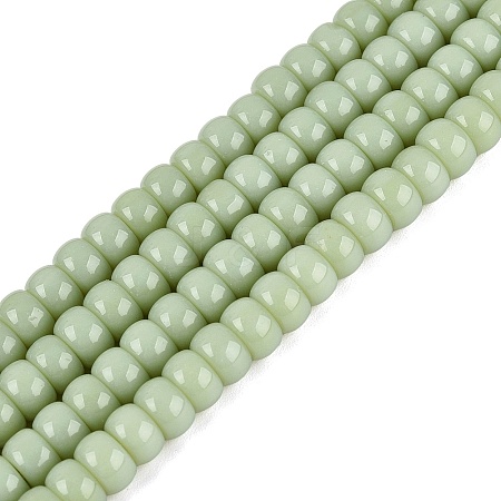 Opaque Glass Beads Strands GLAA-NH0002-B01-C11-1