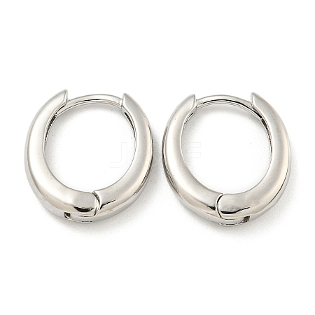 Rack Plating Brass Hoop Earrings EJEW-C102-30C-P-1