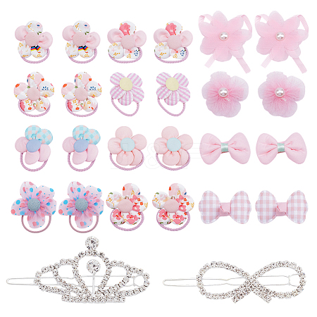 2Pcs 2 Styles Alloy Hair Barrettes PHAR-DR0001-01-1