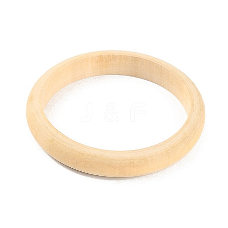 Unfinished Wood Bangles BJEW-WH0021-04A-1