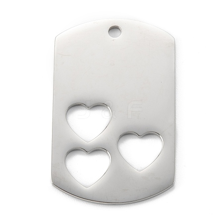 Non-Tarnish 304 Stainless Steel Pendants STAS-G251-04A-P-1