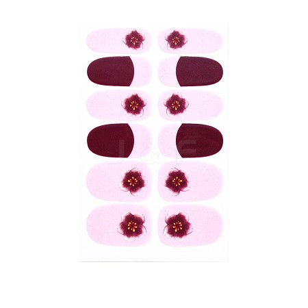 Flower Series Full Cover Nail Decal Stickers MRMJ-T109-WSZ472-1