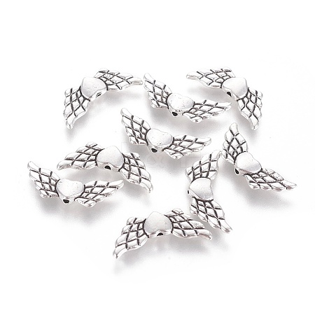 Tibetan Style Alloy Angeltee Beads LS-TIBEB-5494-AS-RS-1