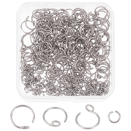 200Pcs 316 Surgical Stainless Steel Earring Hooks DIY-DC0001-49-1