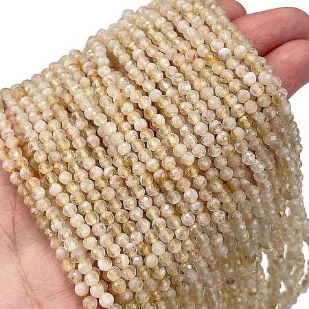 Natural Citrine Beads Strands G-H002-A01-01-1