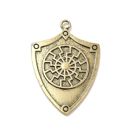 Tibetan Style Alloy Pendants PALLOY-B008-05AB-1