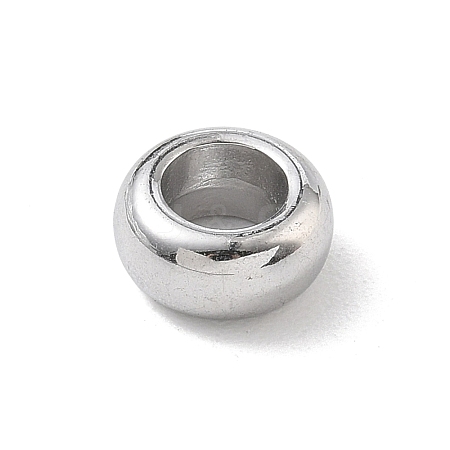 Brass European Beads KK-CBA109E-06P-1