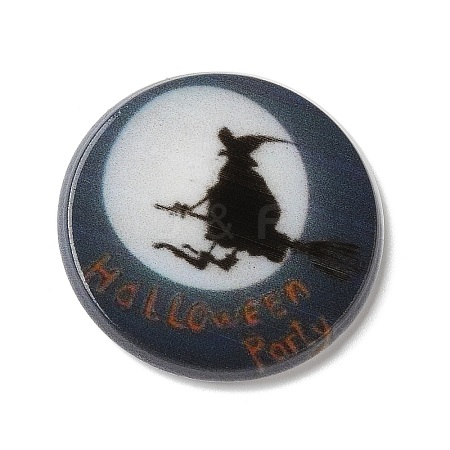 Halloween Series Acrylic Cbabochons OACR-M012-09-1