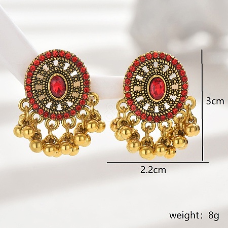 Zinc Alloy Tassel Earrings for Women NF2568-1-1