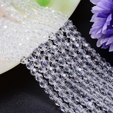 Imitation Austrian Crystal Bead Strands G-M181-12mm-01A-1