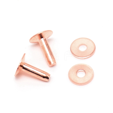 Brass Studs Rivets FIND-WH0091-82B-1