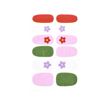 Flower Series Full Cover Nail Decal Stickers MRMJ-T109-WSZ508-1