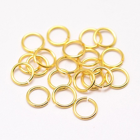 Rack Plating Brass Jump Rings KK-G277-3.5mm-G-NR-1