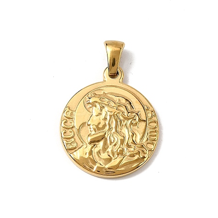 Hand Polished 304 Stainless Steel Pendants STAS-B094-01E-G-1