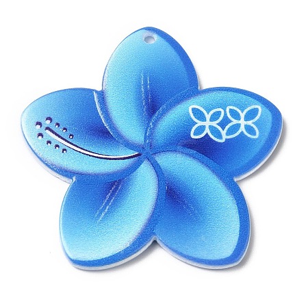 Opaque Acrylic Pendants LS-SACR-P021-02D-1