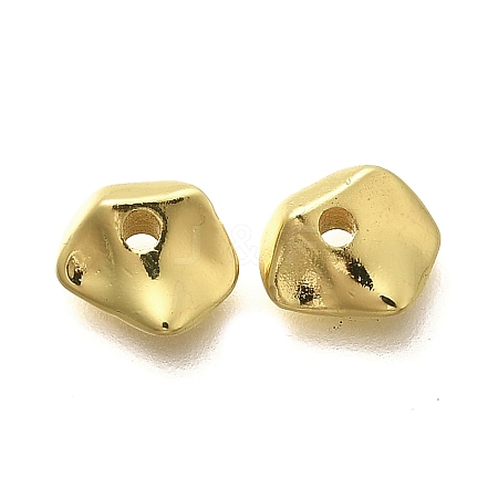 Rack Plating Nuggets Brass Beads KK-M309-43G-01-1