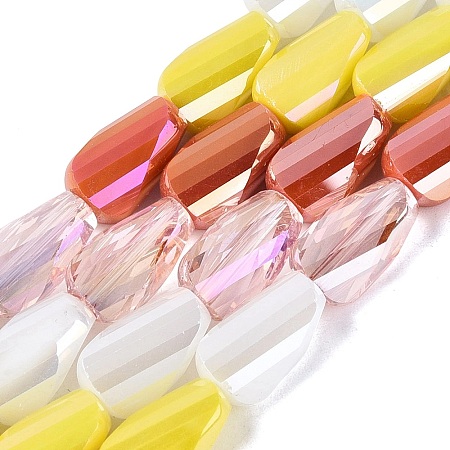 Electroplate Mixed Styles Glass Beads Strands EGLA-N022-10B-A03-1