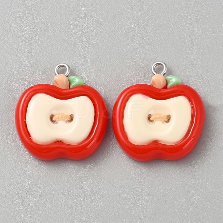 Opaque Resin Pendants CRES-CJC0011-004A-P-1