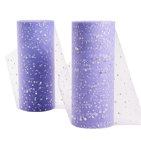 Glitter Sequin Deco Mesh Ribbons OCOR-P010-B-C25-1