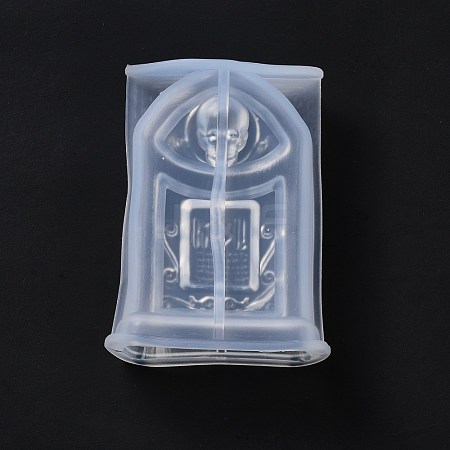 DIY Halloween Tombstone Candle Silicone Molds DIY-F110-07-1