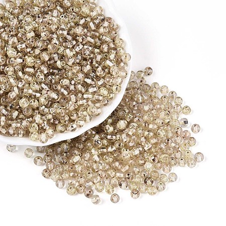 Picasso Baking Paint Glass Seed Beads SEED-N007-35A-1