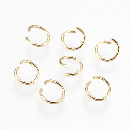 304 Stainless Steel Open Jump Rings X-STAS-P212-19G-09-1
