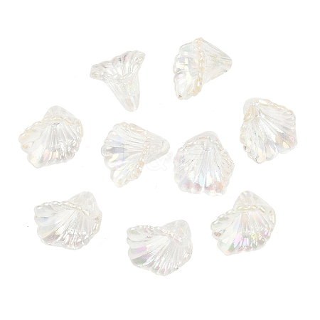 Transparent Acrylic Bead Caps OACR-G054-03A-1