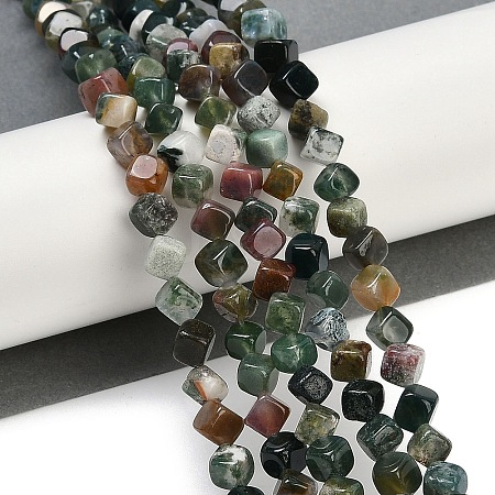 Natural Indian Agate Beads Strands G-A257-A12-01-1