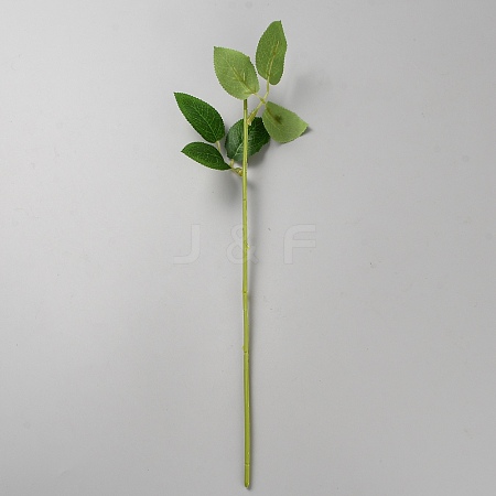 Plastic Leaf Poles AJEW-WH0542-043D-1
