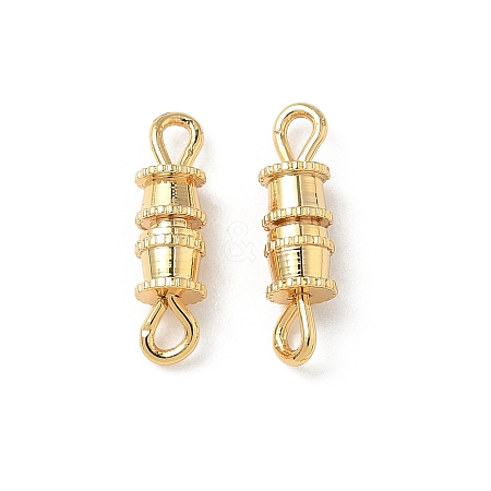 Brass Screw Clasps KK-Z136-44A-G-1