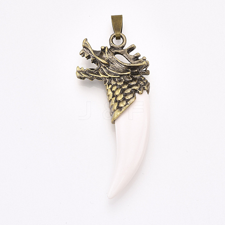 Resin Big Pendants PALLOY-T069-51AB-1