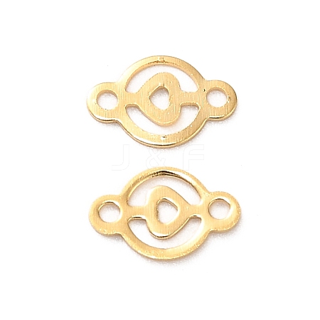 Brass Connector Charms KK-F907-10G-1
