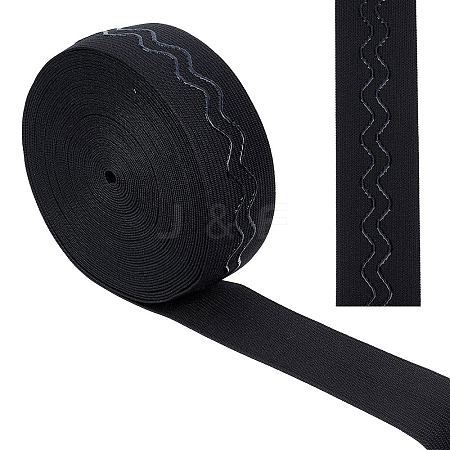 Polyester Non Slip Knitted Elastic Belt OCOR-WH0080-29B-1