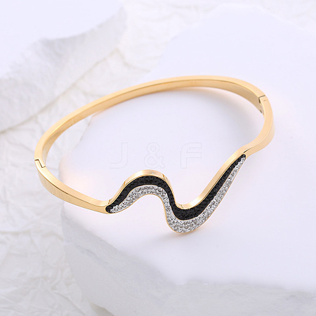 Stylish Stainless Steel Hinged Bangles for Women TB0461-2-1