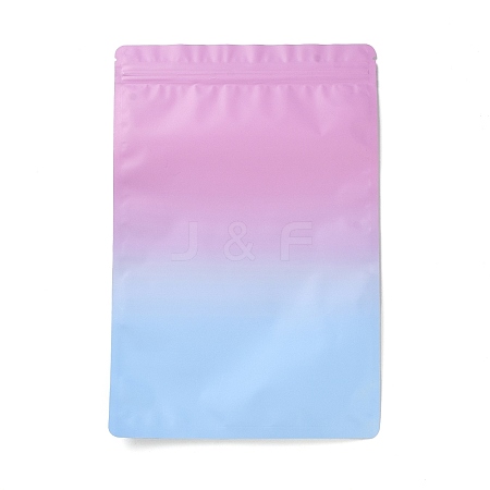 Two Tone Rectangle Plastic Zip Lock Gift Bags OPP-B006-01B-02-1