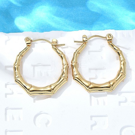 304 Stainless Steel Hoop Earrings for Women EJEW-L296-082G-1