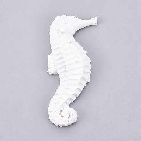 Resin Cabochons RESI-WH0002-02-1