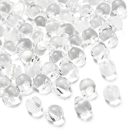 Imitation Crystal Transparent Acrylic Beads TACR-K005-01B-1