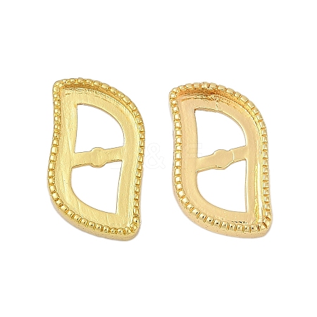 Brass Stud Earring Findings KK-F891-06G-1