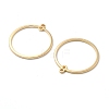 Brass 2-Loop Link Pendants KK-V003-08-2