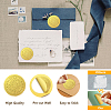Plastic Self Adhesive Gold Foil Embossed Stickers DIY-WH0211-411-4