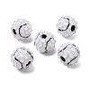 Sports Theme Opaque Acrylic European Beads RB-CBA95A4-04A-05-1