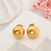 304 Stainless Steel Stud Earrings EJEW-G423-05G-2