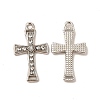 Alloy with Crystal Rhinestone Pendants ALRI-M019-04P-1