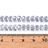 Electroplate Transparent Glass Beads Strands EGLA-N022-05B-C11-4