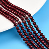 Baking Painted Pearlized Glass Pearl Bead Strands HY-N002-4mm-A13-1