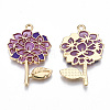 Transparent Epoxy Resin Pendants ENAM-Q437-059A-NR-2
