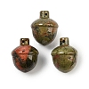 Natural Unakite Pendants G-K354-13F-1