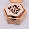 Wooden Storage Box CON-WH0076-50-3